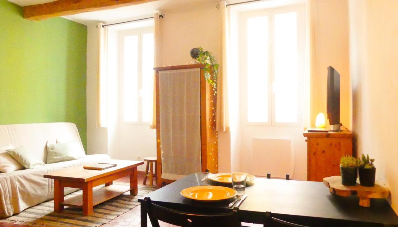 Studio Lironsd'Elle - Coeur Du Village Gréoux-les-Bains Esterno foto